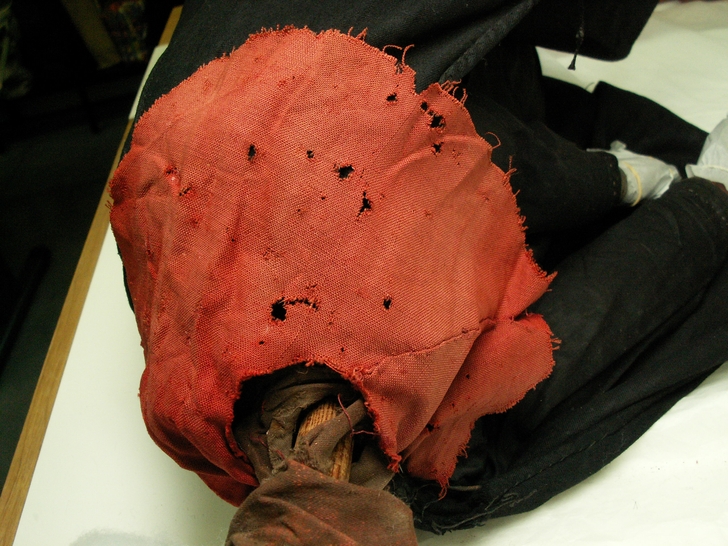 Bavero prima del restauro